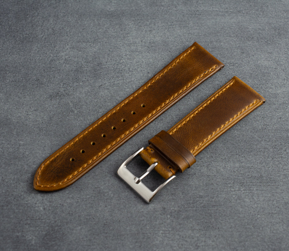 "London" Leather Strap (Brown)