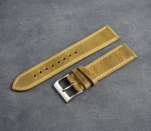 "London" Leather Strap (Camel)