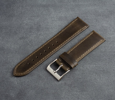 "London" Leather Strap (Ash)