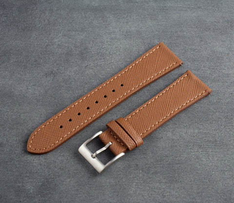 "Florence" Leather Strap (Brown)