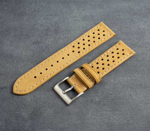 "Bristol" Leather Strap (Camel)