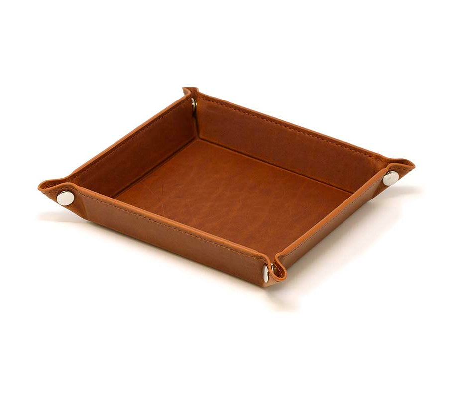 Leather Valet Tray (Rust)